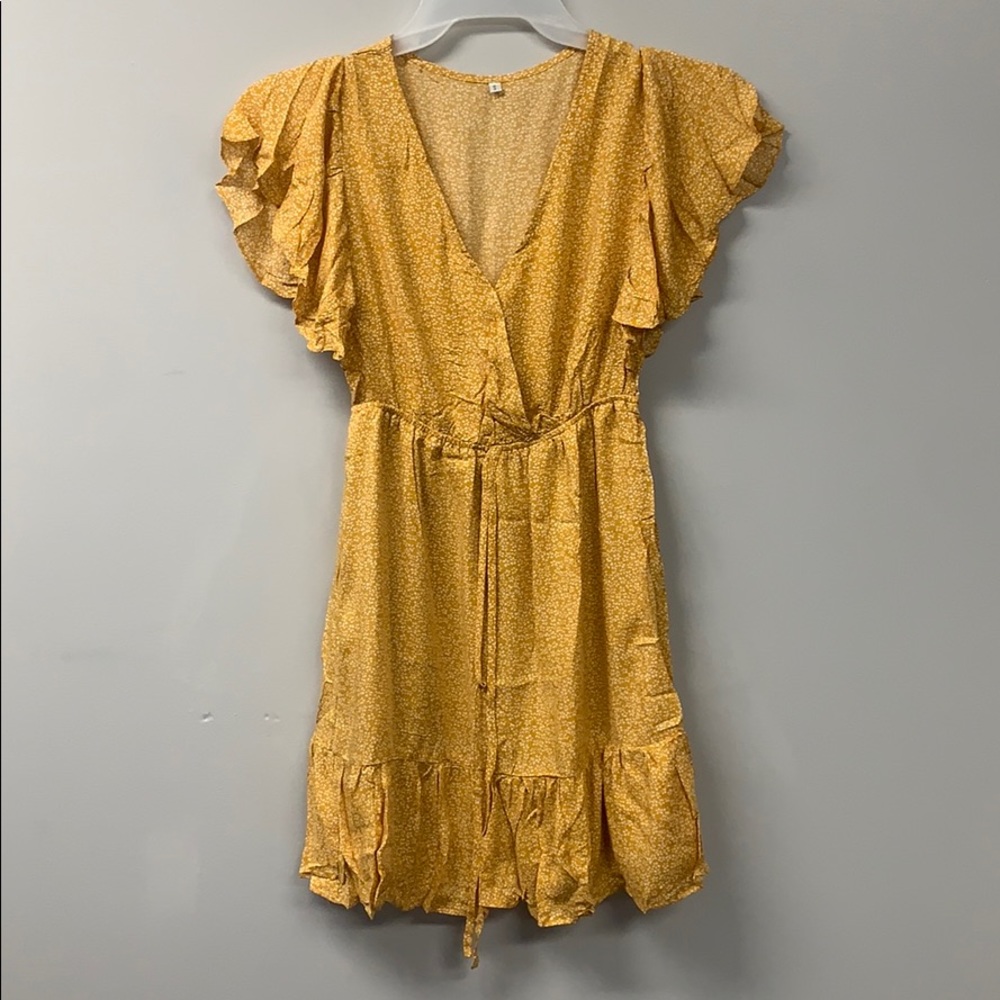 Ditsy Floral Frilled Mini Dress